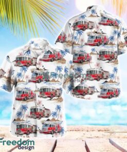 Onset, Massachusetts, Onset Fire Rescue Beach Hawaiian Shirt Product Photo 1