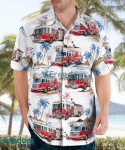 Onset, Massachusetts, Onset Fire Rescue Beach Hawaiian Shirt Product Photo 4