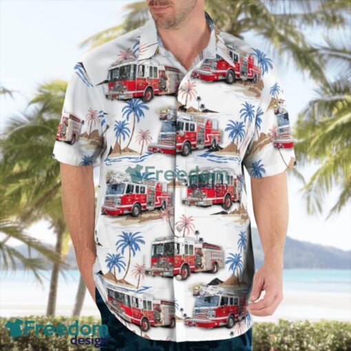 Onset, Massachusetts, Onset Fire Rescue Beach Hawaiian Shirt Product Photo 4