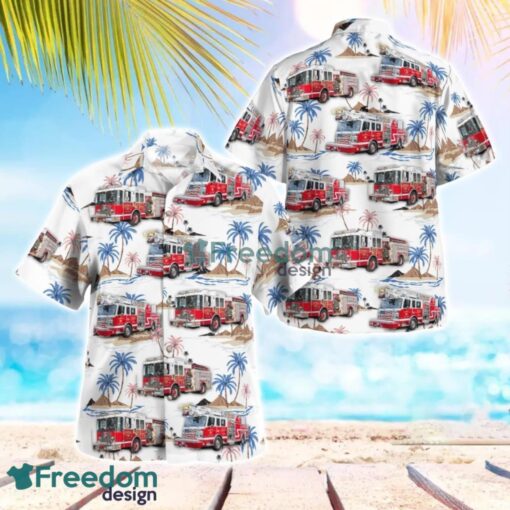 Onset, Massachusetts, Onset Fire Rescue Beach Hawaiian Shirt Product Photo 1