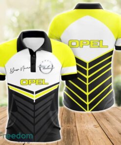 Opel 3D Polo Shirt For Car Lover Golf Fans Gift Polo Shirt Custom Name