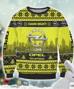 Opel Damn Right I Lover Opel Now And Forever 3D Ugly Christmas Sweater Christmas Gift Product Photo 2