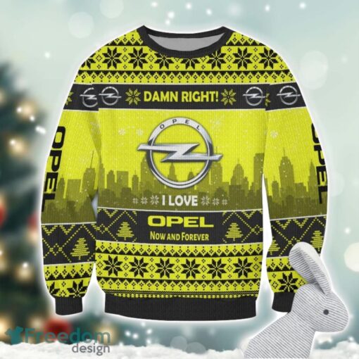 Opel Damn Right I Lover Opel Now And Forever 3D Ugly Christmas Sweater Christmas Gift Product Photo 2