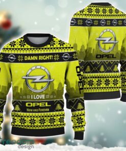 Opel Damn Right I Lover Opel Now And Forever 3D Ugly Christmas Sweater Christmas Gift Product Photo 1