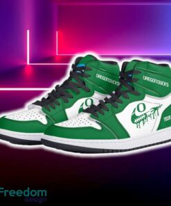 Oregon Ducks Air Jordan Hightop Shoes New Custom Name For Fans Gift Sneaker - Oregon Ducks Air Jordan Hightop Shoes Photo 5
