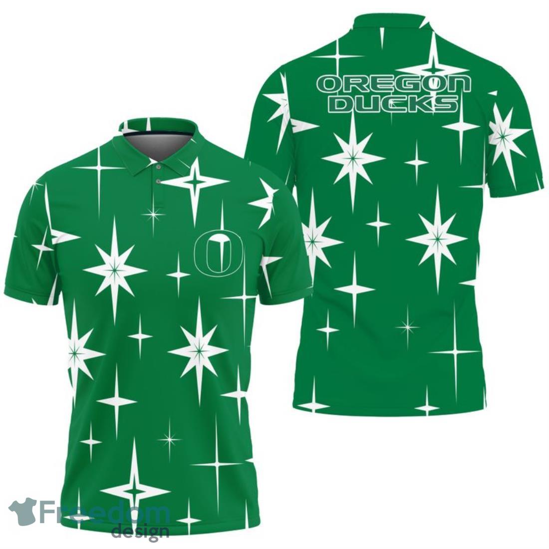 Oregon Ducks Sparkle Pattern Polo Shirt image Oregon Ducks Sparkle Pattern Polo Shirt Product Photo 1