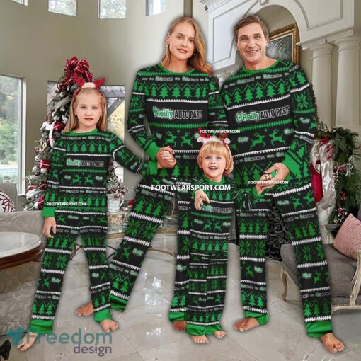 O'Reilly Auto Parts Ugly Christmas Pajamas Set Men Women Children - O'Reilly Auto Parts Ugly Christmas Pajamas Set Men Women Children