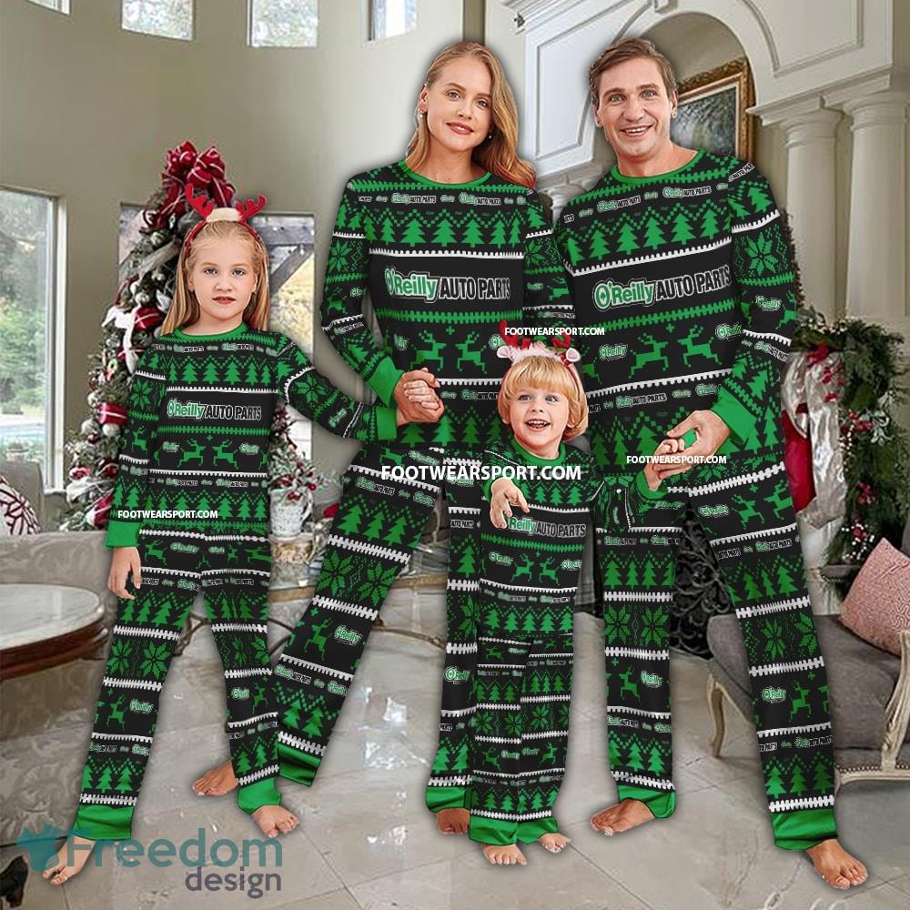 O'Reilly Auto Parts Ugly Christmas Pajamas Set Men Women Children - O'Reilly Auto Parts Ugly Christmas Pajamas Set Men Women Children