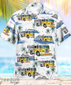 Orleans, Massachusetts, Orleans Fire Rescue Engine 175 Aloha Hawaiian Shirt Beach Gift Shirt Product Photo 2