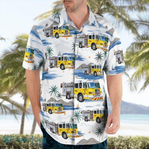 Orleans, Massachusetts, Orleans Fire Rescue Engine 175 Aloha Hawaiian Shirt Beach Gift Shirt Product Photo 3