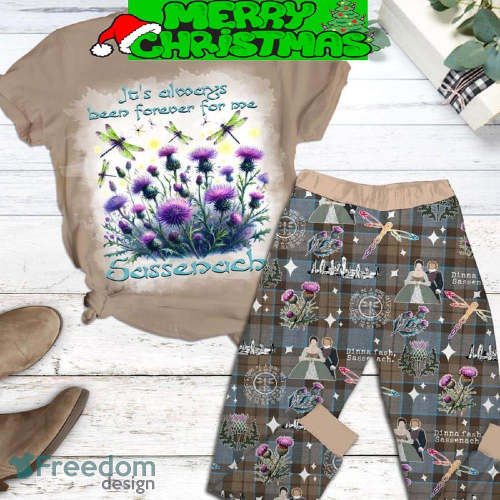 Outlander It’s Always Been Forever For Me Sassenach Fleece Pajamas Set Christmas For Family - Outlander It’s Always Been Forever For Me Sassenach Fleece Pajamas Set-1