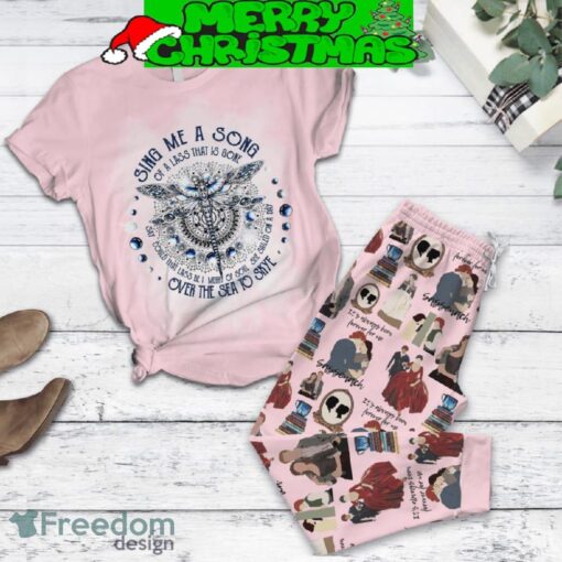 Outlander Sing Me A Song Fan Fleece Pajamas Set All Over Print Christmas Gift - Outlander Sing Me A Song Fan Fleece Pajamas Set-2