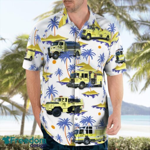 Oxford Fire Department, Wisconsin Hawaiian Shirt Beach Summer Gift Product Photo 4