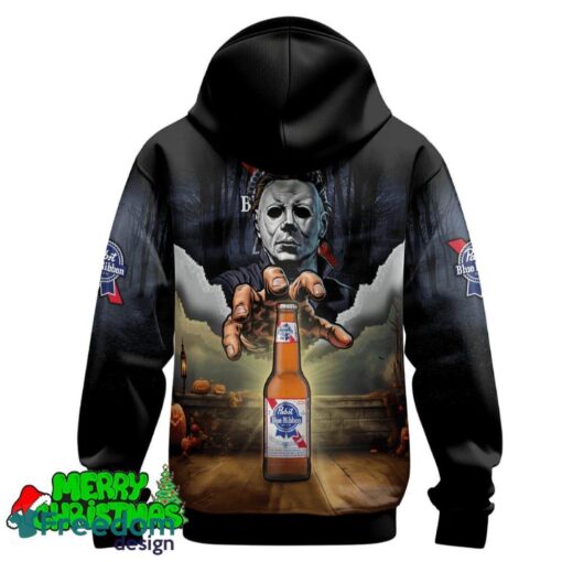 Pabst Blue Ribbon Halloween Michael Myers Hoodie Zip Hoodie For Men Women Gift Halloween - Pabst Blue Ribbon Halloween Michael Myers Hoodie & Zip Hoodie_4