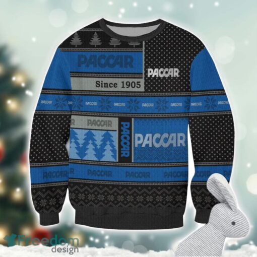 Paccar Logo Ugly Christmas Sweater For Fans Men And Women Christmas Gift Ideas Product Photo 2