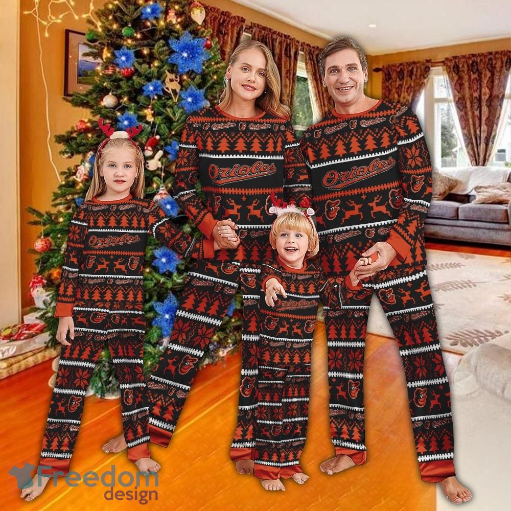 Pajamas set Ugly Christmas MLB Baltimore Orioles Christmas For Family image Pajamas set Ugly Christmas MLB Baltimore Orioles Christmas For Family - Pajamas set Ugly Christmas MLB Baltimore Orioles Christmas For Family