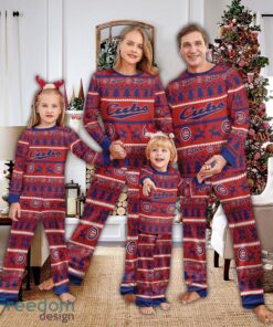 Pajamas set Ugly Christmas MLB Chicago Cubs For Christmas