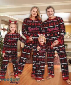 Pajamas set Ugly Christmas MLB Cincinnati Reds Men Women For Fans Pajamas set Ugly Christmas MLB Cincinnati Reds Men Women For Fans