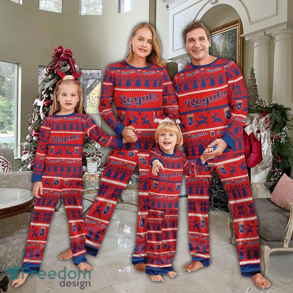 Pajamas set Ugly Christmas MLB Kansas City Royals Gift Family image Pajamas set Ugly Christmas MLB Kansas City Royals Gift Family - Pajamas set Ugly Christmas MLB Kansas City Royals Gift Family