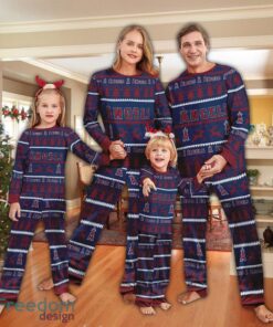 Pajamas set Ugly Christmas MLB Los Angeles Angels Men Women For Fans