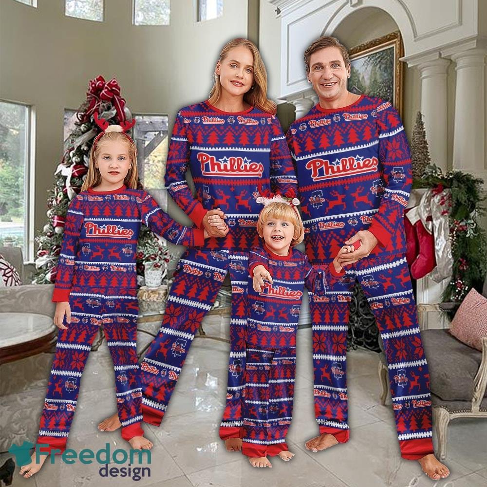 Pajamas set Ugly Christmas MLB Philadelphia Phillies All Over Print Christmas Gift image Pajamas set Ugly Christmas MLB Philadelphia Phillies All Over Print Christmas Gift - Pajamas set Ugly Christmas MLB Philadelphia Phillies All Over Print Christmas Gift
