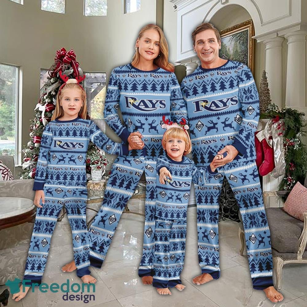 Pajamas set Ugly Christmas MLB Tampa Bay Rays All Over Print Christmas Gift image Pajamas set Ugly Christmas MLB Tampa Bay Rays All Over Print Christmas Gift - Pajamas set Ugly Christmas MLB Tampa Bay Rays All Over Print Christmas Gift