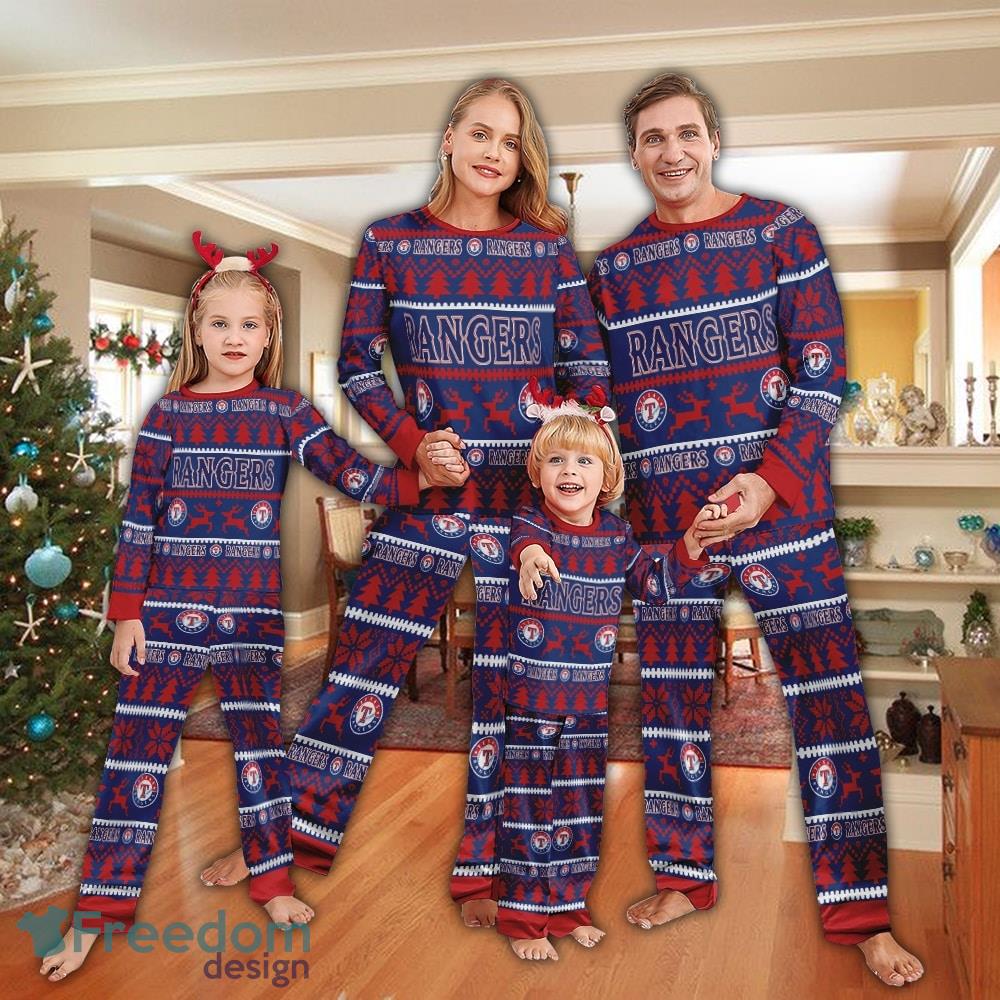 Pajamas set Ugly Christmas MLB Texas Rangers For Christmas image Pajamas set Ugly Christmas MLB Texas Rangers For Christmas - Pajamas set Ugly Christmas MLB Texas Rangers For Christmas