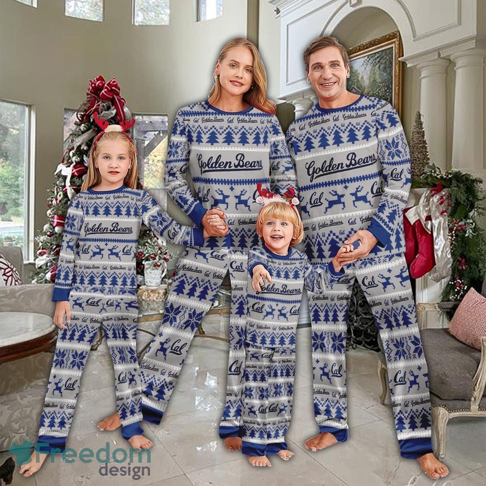 Pajamas set Ugly Christmas NCAA California Golden Bears Gift Family image Pajamas set Ugly Christmas NCAA California Golden Bears Gift Family - Pajamas set Ugly Christmas NCAA California Golden Bears Gift Family