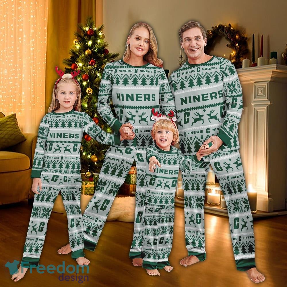 Pajamas set Ugly Christmas NCAA Charlotte 49ers All Over Print Christmas Gift image Pajamas set Ugly Christmas NCAA Charlotte 49ers All Over Print Christmas Gift - Pajamas set Ugly Christmas NCAA Charlotte 49ers All Over Print Christmas Gift