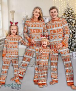 Pajamas set Ugly Christmas NCAA Clemson Tigers Full Print Christmas For Women