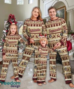 Pajamas set Ugly Christmas NCAA Florida State Seminoles For Christmas