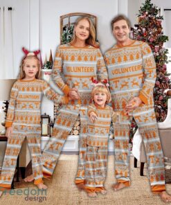 Pajamas set Ugly Christmas NCAA Tennessee Volunteers All Over Print Christmas Gift