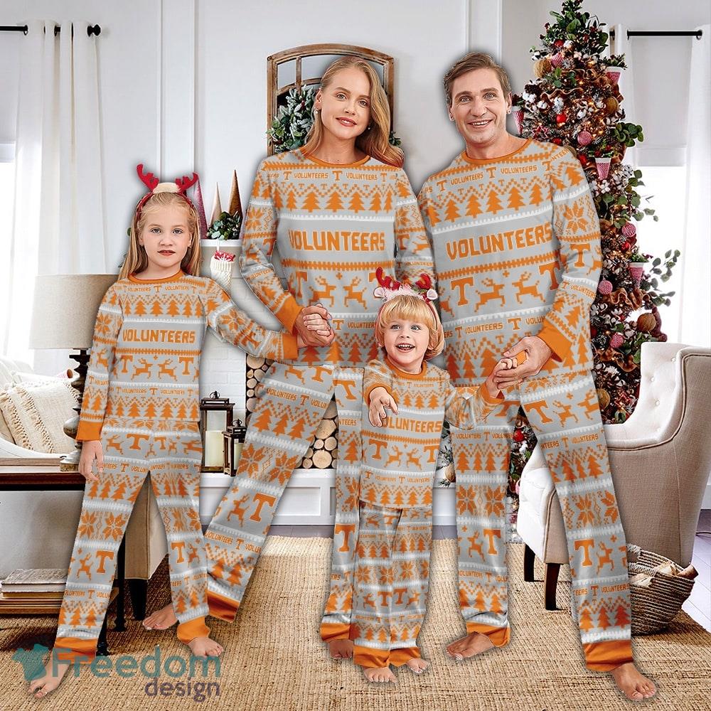Pajamas set Ugly Christmas NCAA Tennessee Volunteers All Over Print Christmas Gift image Pajamas set Ugly Christmas NCAA Tennessee Volunteers All Over Print Christmas Gift - Pajamas set Ugly Christmas NCAA Tennessee Volunteers All Over Print Christmas Gift