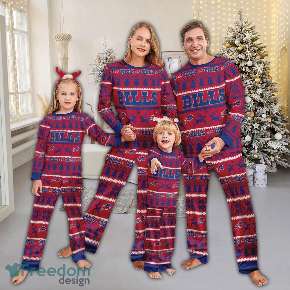 Pajamas set Ugly Christmas NFL Buffalo Bills For Christmas image Pajamas set Ugly Christmas NFL Buffalo Bills For Christmas - Pajamas set Ugly Christmas NFL Buffalo Bills For Christmas