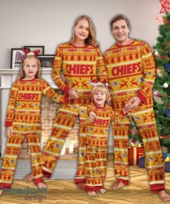 Pajamas set Ugly Christmas NFL Kansas City Chiefs Full Print Christmas For Women