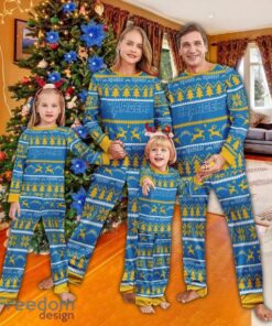 Pajamas set Ugly Christmas NFL Los Angeles Chargers Gift Family