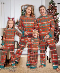 Pajamas set Ugly Christmas NFL Miami Dolphins All Over Print Christmas Gift