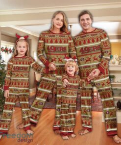Pajamas set Ugly Christmas NFL San Francisco 49ers Gift Family
