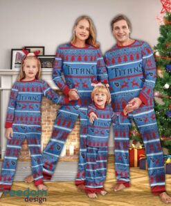 Pajamas set Ugly Christmas NFL Tennessee Titans For Women Gift Christmas
