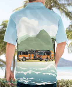 Pennsylvania, Enola Fire Company No. 3 Aloha Hawaiian Shirt Beach Gift Shirt Product Photo 2