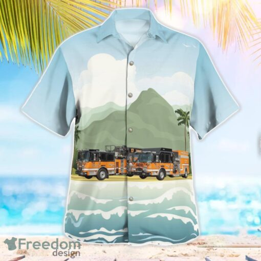 Pennsylvania, Enola Fire Company No. 3 Aloha Hawaiian Shirt Beach Gift Shirt Product Photo 3