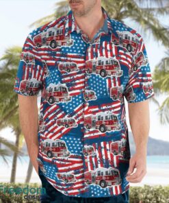 Pennsylvania, Fairmount Fire Company Hawaiian Shirt Product Photo 3