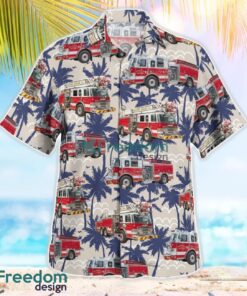 Pennsylvania, Newtown Square Fire Company Hawaiian Shirt Men Women Beach Shirt Product Photo 3