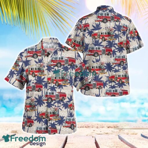 Pennsylvania, Newtown Square Fire Company Hawaiian Shirt Men Women Beach Shirt Product Photo 1