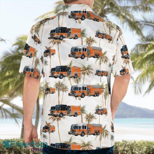 Pennsylvania, Northeast Fire & Rescue Company Hawaiian Shirt Product Photo 2