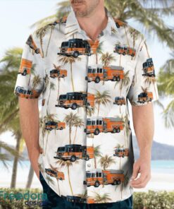 Pennsylvania, Northeast Fire & Rescue Company Hawaiian Shirt Product Photo 4