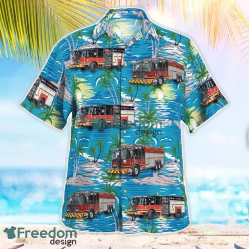 Pennsylvania Township Of Spring Fire Rescue Services Hawaiian Shirt Summer Beach Gift Product Photo 2