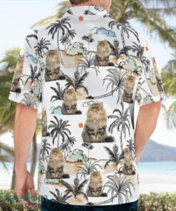 Persian Cat Aloha Hawaiian Shirt Beach Gift Shirt Product Photo 2