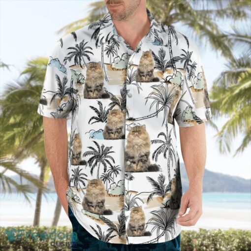 Persian Cat Aloha Hawaiian Shirt Beach Gift Shirt Product Photo 4