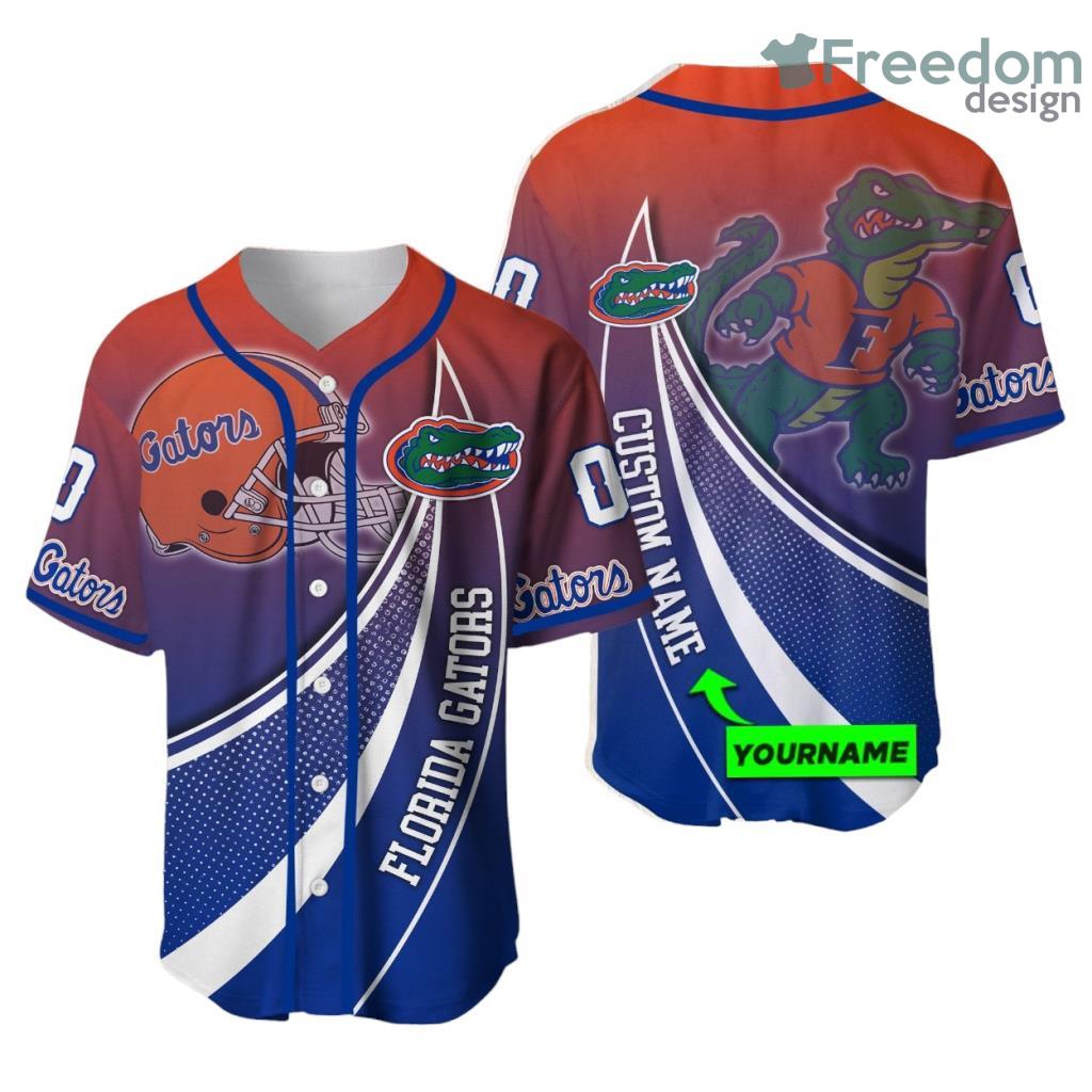 Personalized Florida Gators 3D Baseball Jersey Shirt Ncaa Baseball Jersey Shirt Mascot image Personalized Florida Gators 3D Baseball Jersey Shirt Ncaa Baseball Jersey Shirt Mascot Product Photo 1